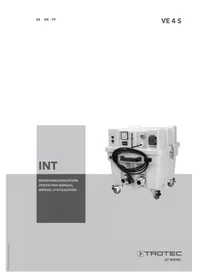 Notice TROTEC VE 4 S Aspirateur industriel