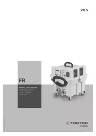 Notice TROTEC VX 5 Déshumidificateur