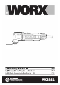 WORX WX686L.1 - Herramientas multifunción