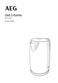 Notice AEG DELI 3 K313ST Bouilloire