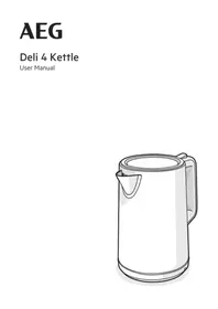Notice AEG DELI 4 K414ST Bouilloire