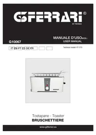 Notice G3 Ferrari BRUSCHETTIERE G10067 Grille pain