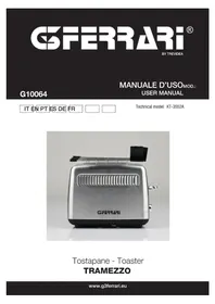 Notice G3 Ferrari TRAMEZZO G10064 Grille pain