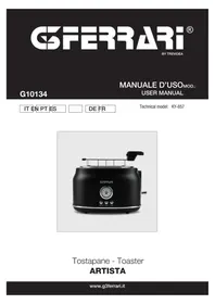 Notice G3 Ferrari ARTISTA G10134 Grille pain