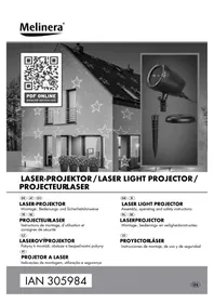 Notice MELINERA IAN 305984 Projecteur lumineux