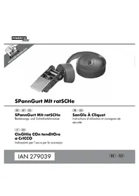 Notice POWERFIX Z3074601 Sangle de fixation