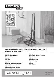 Notice POWERFIX PUTK 50 A1 Sada na přepravu nábytku