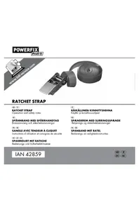 Notice POWERFIX Z31361 Sangle de fixation