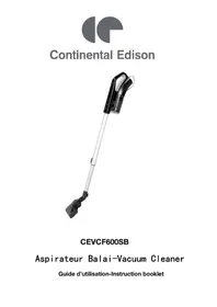 CONTINENTAL EDISON CEVCF600SB - Aspirateur