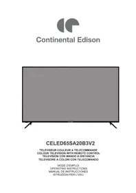 Notice CONTINENTAL EDISON CELED65SA20B3V2 Televisione