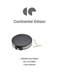 CONTINENTAL EDISON CECP1200IN - Crépière