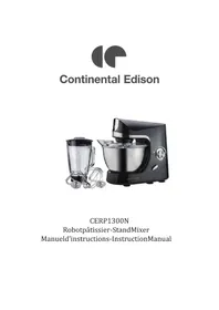 CONTINENTAL EDISON CERP1300N - Aspirateur robot
