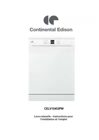 CONTINENTAL EDISON CELV15453PW - Lave-vaisselle