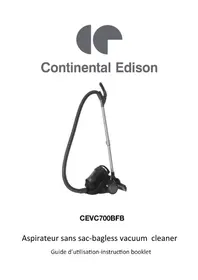 CONTINENTAL EDISON CEVC700BFB - Aspirateur