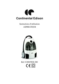 CONTINENTAL EDISON CECJ085G - Aspirateur