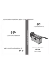 CONTINENTAL EDISON CEFR3DTBW - Friteuse
