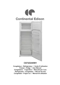 CONTINENTAL EDISON CEF2D240W1 - Frigorifero