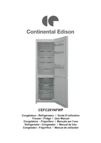 CONTINENTAL EDISON CEFC291NFWP - Geladeira