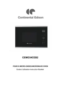 Notice CONTINENTAL EDISON CEMO34CEB2 Microwaves