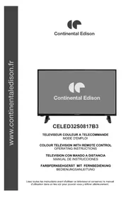 Notice CONTINENTAL EDISON CELED32S0817B3 Televisión