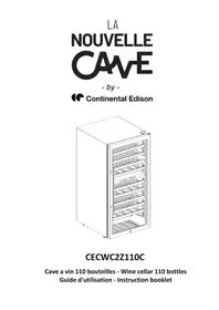 Notice CONTINENTAL EDISON CECWC2Z110C Cave à vin