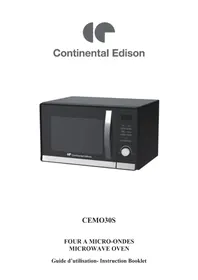 Notice CONTINENTAL EDISON CEMO30S Microwaves