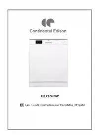 CONTINENTAL EDISON CELV1245WP - Lave-vaisselle
