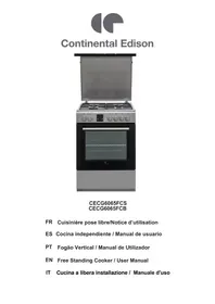 CONTINENTAL EDISON CECG6065FCS - Forno elettrico