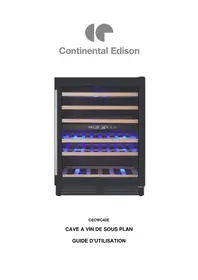 Notice CONTINENTAL EDISON CECWC42E Cave à vin
