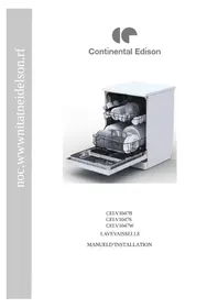 CONTINENTAL EDISON CELV1047S - Lave-vaisselle