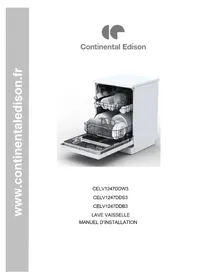 CONTINENTAL EDISON CELV1247DDS3 - Lave-vaisselle