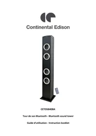 CONTINENTAL EDISON CETDSB40B4 - Barre de son