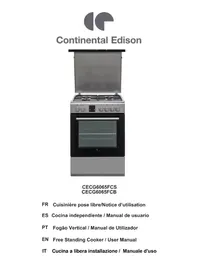 CONTINENTAL EDISON CECG6065FCB - Forno elettrico