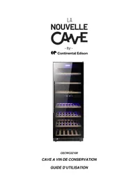 Notice CONTINENTAL EDISON CECWC2Z100 Cave à vin