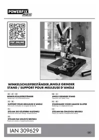 Notice POWERFIX Z31780 Support pour meuleuse d'angle