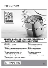 Notice Ernesto IAN 352845 Cuiseur vapeur