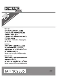 Notice POWERFIX HG03867 Fixation murale