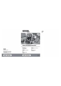 Notice POWERFIX Z28421B Digitalmultimeter