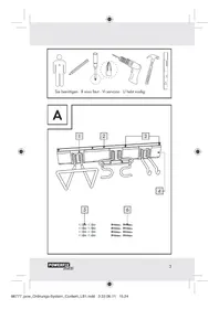 Notice POWERFIX Z30943A1 Rangement mural