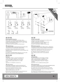 Notice POWERFIX IAN 300474 Support de fixation mural