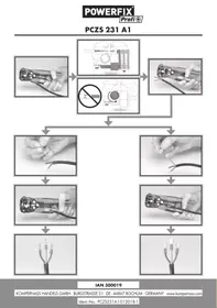 Notice POWERFIX PCZS 231 A1 Pince à dénuder
