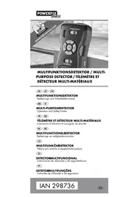 Notice POWERFIX HG02404 Détecteur multi-matériaux