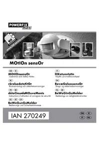 Notice POWERFIX Z31712A Détecteur de mouvement