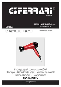 Notice G3 Ferrari TEXTA IONIC G30007 Sèche cheveux