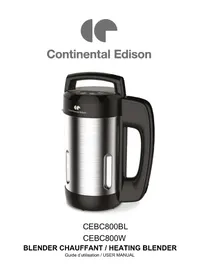 Notice CONTINENTAL EDISON CEBC800W Blender
