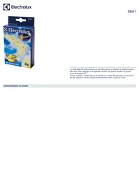 ELECTROLUX ZE211 - La solution de nettoyage