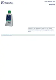 ELECTROLUX E6SCC102 - La solution de nettoyage