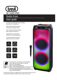 Notice Trevi XF 3400 PRO Système de sonorisation