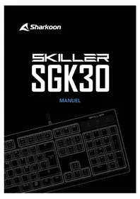 Notice Sharkoon SKILLER SGK30 Clavier