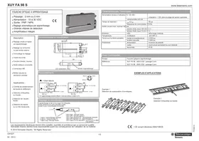 Notice SCHNEIDER XUY FA 98 S Capteur optique